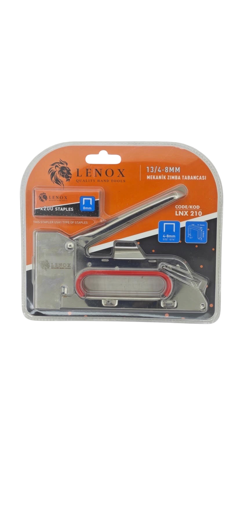 LENOX MEKANİK ZIMBA TABANCASI 4-8mm